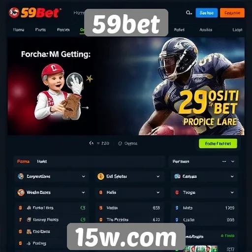 Funcionalidades do site 59bet para apostadores